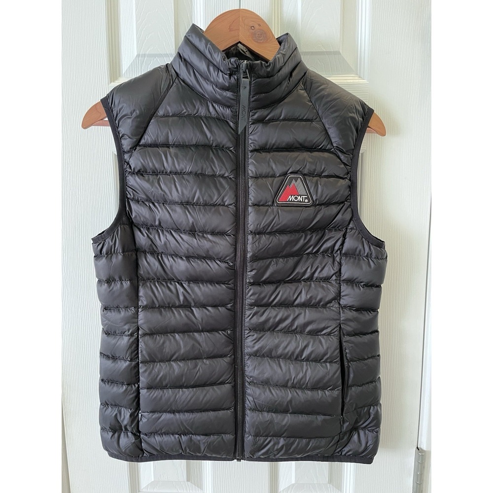 Mont Adventure Equipment Black Down Puffer Vest Women's Small Ultra Light